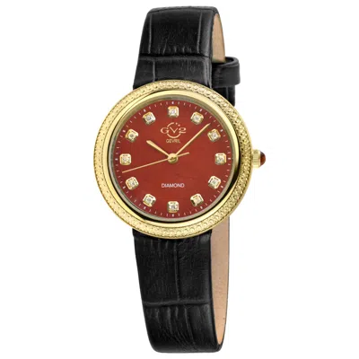 Gv2 By Gevril Arezzo Diamond Women's Watch In Gold