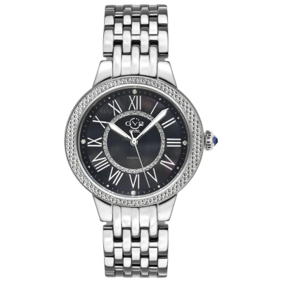 Gv2 By Gevril Astor Ii Quartz Mother Of Pearl Dial Diamond Ladies Watch 9143 In Mop / Mother Of Pearl