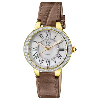 Gv2 By Gevril Astor Ii Women's Watch In Brown