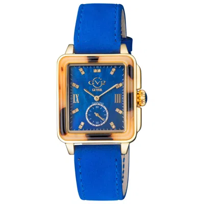 Gv2 By Gevril Bari Diamond Women's Watch In Blue