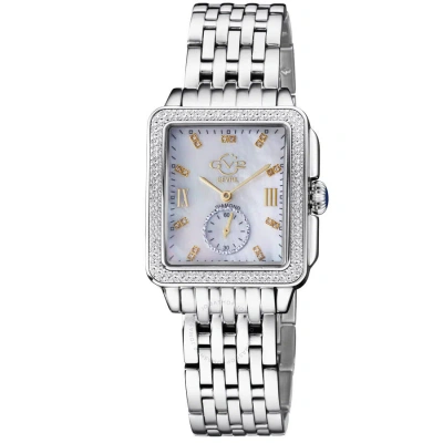 Gv2 By Gevril Bari Tortoise Mother Of Pearl Dial Ladies Watch 9258b In Gold Tone / Mop / Mother Of Pearl / Tortoise / Yellow