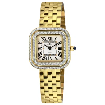 Gv2 By Gevril Bellagio Diamond Women's Watch In Orange