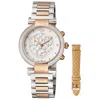 GV2 BY GEVRIL GV2 BY GEVRIL BERLETTA WHITE DIAL CHRONOGRAPH DIAMOND LADIES WATCH 1553