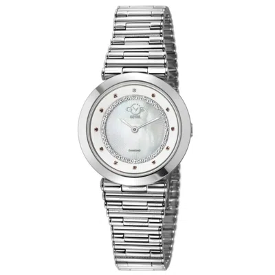 Gv2 By Gevril Burano Mother Of Pearl Dial Quartz Ladies Watch 14410b In Metallic