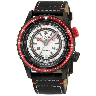 Gv2 By Gevril Contasecondi Silver Dial Men's Watch 3508 In Red   / Black / Silver