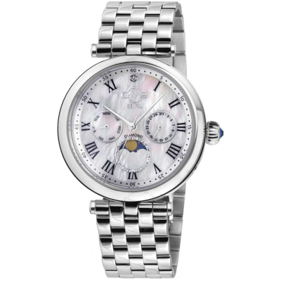 Gv2 By Gevril Florence Mother Of Pearl Dial Ladies Watch 12518 In Mop / Mother Of Pearl