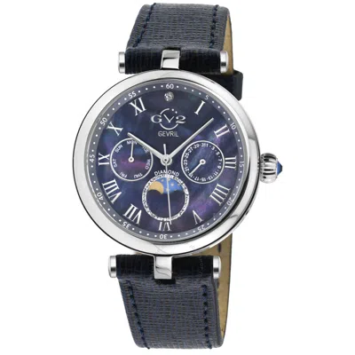 Gv2 By Gevril Florence Quartz Ladies Watch 12512.l In Blue