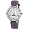GV2 BY GEVRIL GV2 BY GEVRIL GENOA MOTHER OF PEARL DIAL QUARTZ MOON PHASE LADIES WATCH 12540
