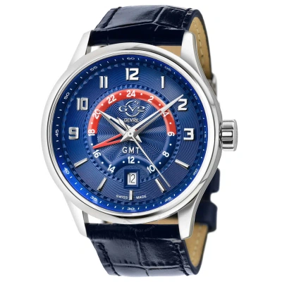 Gv2 By Gevril Giromondo Quartz Blue Dial Men's Watch 42302