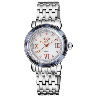 Gv2 By Gevril Marsala Diamond Women's Watch In Silver