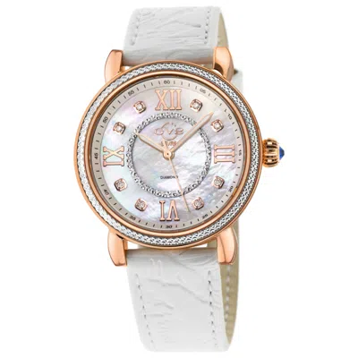 Gv2 By Gevril Marsala Diamond Women's Watch In Metallic