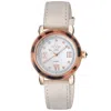 GV2 BY GEVRIL GV2 BY GEVRIL MARSALA TORTOISE DIAMOND MOTHER OF PEARL DIAL LADIES WATCH 9853