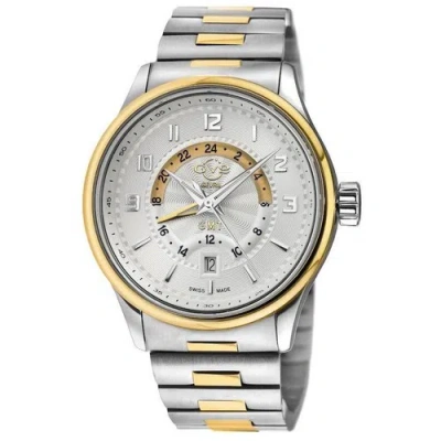 Pre-owned Gv2 By Gevril Men's 42307b Giromondo Ipyg Two-tone Stainless Steel Swiss Watch