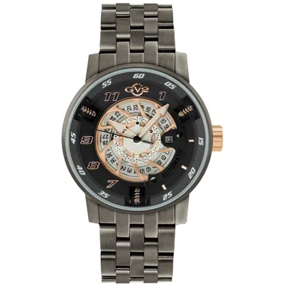Gv2 By Gevril Motorcycle Sport Automatic Black Dial Men's Watch 1305b In Brown