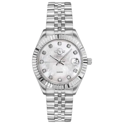 Gv2 By Gevril Naples Diamond Women's Watch In White