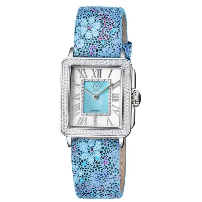 Gv2 By Gevril Padova Floral Mother Of Pearl Dial Ladies Watch 12309f In Metallic