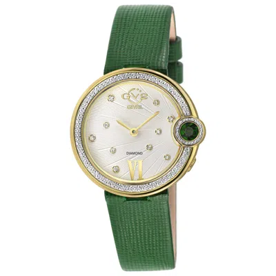 Gv2 By Gevril Perugia Diamond Women's Watch In Green