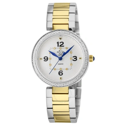 Gv2 By Gevril Piemonte Quartz White Dial Ladies Watch 14203b In Gold