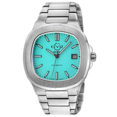 Gv2 By Gevril Potente Automatic Blue Dial Men's Watch 18109b In Black / Blue