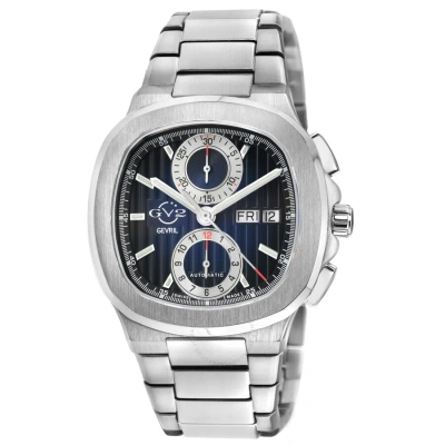 Gv2 By Gevril Potente Chronograph Blue Dial Men's Watch 18501b In Metallic