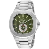 GV2 BY GEVRIL GV2 BY GEVRIL POTENTE GREEN DIAL MEN'S WATCH 18307B