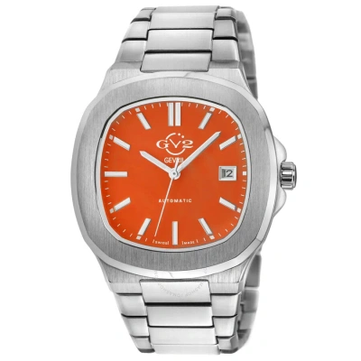 Gv2 By Gevril Potente Orange Dial Men's Watch 18114b