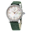 GV2 BY GEVRIL GV2 BY GEVRIL RAVENNA FLORAL QUARTZ DIAMOND MOTHER OF PEARL DIAL LADIES WATCH 12600F