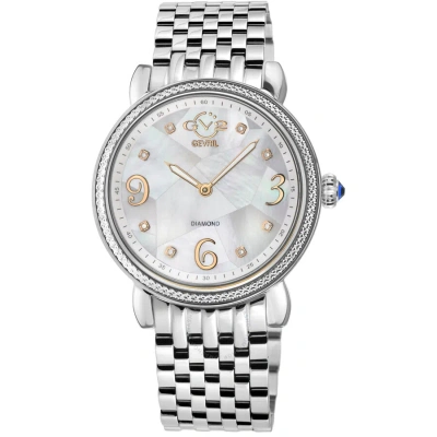 Gv2 By Gevril Ravenna Mother Of Pearl Dial Ladies Watch 12610b In Gold Tone / Mop / Mother Of Pearl