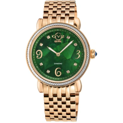 Gv2 By Gevril Ravenna Mother Of Pearl Dial Ladies Watch 12616b In Gold Tone / Mop / Mother Of Pearl / Rose / Rose Gold Tone