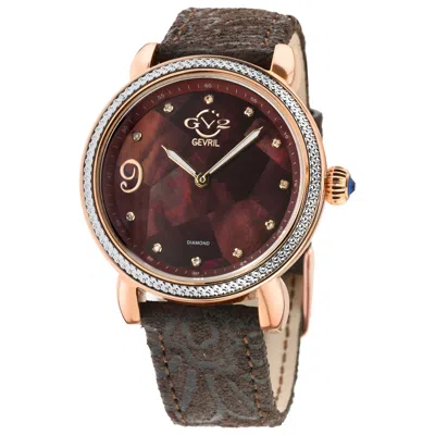 Gv2 By Gevril Ravenna Women's Watch In Brown