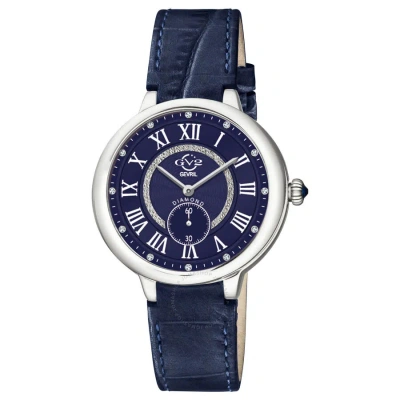 Gv2 By Gevril Rome Blue Dial Ladies Watch 12205