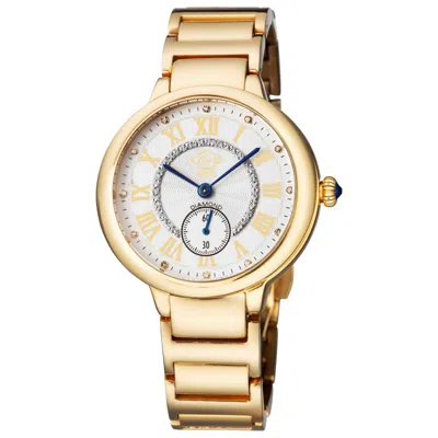 Gv2 By Gevril Rome Diamond Women's Watch In Gold