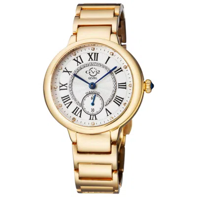 Gv2 By Gevril Rome Diamond Women's Watch In Gold