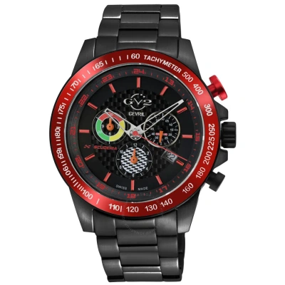 Gv2 By Gevril Scuderia Black Dial Men's Watch 9925b In Red   / Black / Skeleton