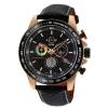 GV2 BY GEVRIL GV2 BY GEVRIL SCUDERIA CHRONOGRAPH TACHYMETER BLACK DIAL MEN'S WATCH 9921