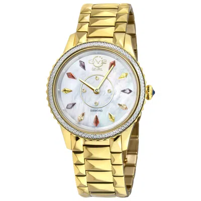 Gv2 By Gevril Siena Women's Watch In Orange