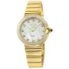 GV2 BY GEVRIL GV2 BY GEVRIL SORRENTO DIAMOND MOTHER OF PEARL DIAL LADIES WATCH 12442B