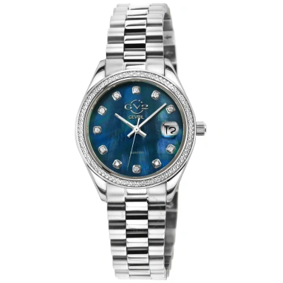 Gv2 By Gevril Turin Diamond Mother Of Pearl Dial Ladies Watch 12429b In Mop / Mother Of Pearl
