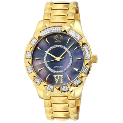 Gv2 By Gevril Venice Mother Of Pearl Dial Ladies Watch 11715-424 In Gold