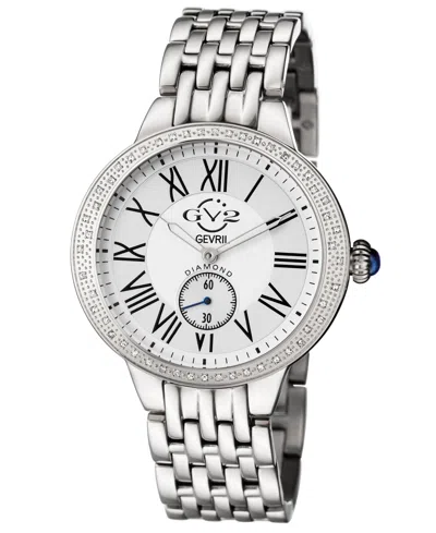 Gv2 By Gevril Women's Astor Silver-tone Stainless Steel Watch 40mm