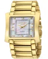 Gv2 By Gevril Women's Luino Gold-tone Stainless Steel Watch 29mm In Gold