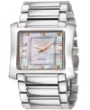 Gv2 By Gevril Women's Luino Silver-tone Stainless Steel Watch 29mm In Silver