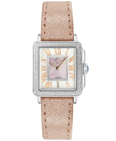 Gv2 By Gevril Women's Padova Swiss Quartz Pink Leather Watch 30mm