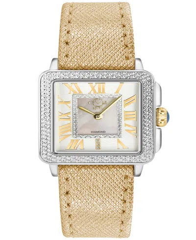 Gv2 By Gevril Women's Padova Tan Leather Watch 30mm