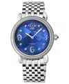 Gv2 By Gevril Women's Ravenna Swiss Quartz Silver-tone Stainless Steel Watch 37mm In Silver