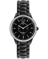 Gv2 By Gevril Women's Swiss Quartz Siena Black Stainless Steel Watch 38mm In Black