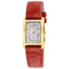 Gv2 By Gevril Women's Luino Swiss Quartz Red Leather Watch 29mm In Red