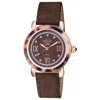 Gv2 By Gevril Women's Watch 9855 In Brown