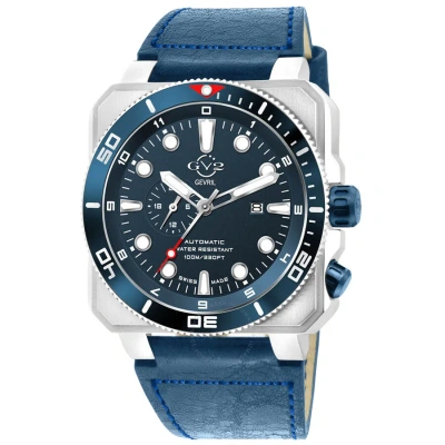 Gv2 By Gevril Xo Submarine Automatic Blue Dial Men's Watch 4552