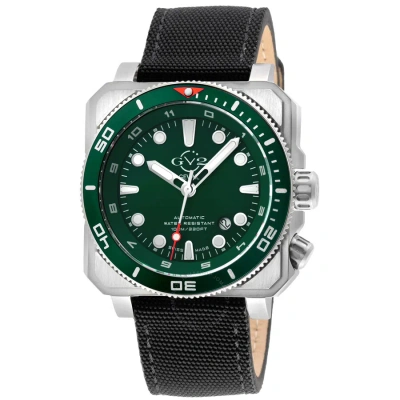 Gv2 By Gevril Xo Submarine Automatic Green Dial Men's Watch 4540 In Black / Green